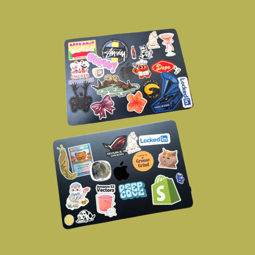 Collecting stickers together